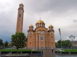 Obnovljena pravoslavna cerkev v Banja Luki